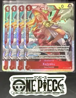 4x One Piece OP11-004 Kujyaku SR - English - Foil - Playset - TCG - NM/M - Image 1