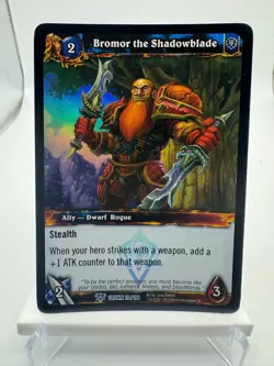 World of Warcraft TCG Foil Promo Crown Bromor the Shadowblade - Image 1