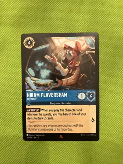 Disney Lorcana: Rise of the Floodborn - Hiram Flaversham - 149/204 Rare Non Foil - Image 1