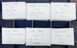 Union Arena TCG 328 Card Bulk Lot C- U - R - SR Foils NM MINT - Image 1