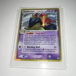 Pokemon Typhlosion Delta Species Holo Rare 100 HP Dragon Frontiers 12/101 Card - Image 1