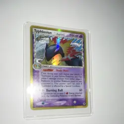 Pokemon Typhlosion Delta Species Holo Rare 100 HP Dragon Frontiers 12/101 Card - Image 2