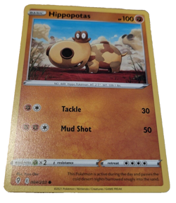 Pokemon TCG Evolving Skies Hippopotas 084/203 Trading Card (G0 - Image 1