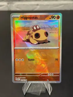 Hippopotas Master Ball Pattern 052/131 SV: Prismatic Evolutions NM Pokemon Card - Image 1