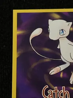 Catch Mew Pokemon The Movie 1999 WOTC Promo Card Vintage Square Corner Near Mint - Image 3