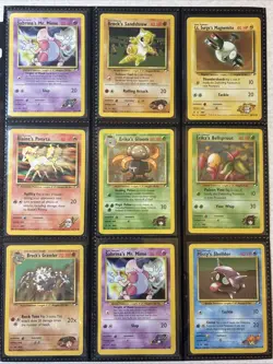 Pokemon Card Binder Collection - Vintage Card Lot | GYM HEROES - Image 1