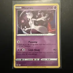 Pokemon SWSH Crown Zenith RARE HOLO Card - Mewtwo 059/159 - Image 1