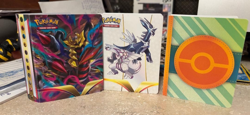 3 x Pokemon Mini Portfolio Holder Binder Brand New with vintage card lot inside - Image 1