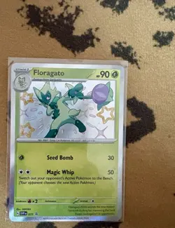 Pokemon Cards-Sprigatito, Floragato, Meowscarada Shiny Evo Set With Jumbo Promo - Image 3