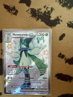 Pokemon Cards-Sprigatito, Floragato, Meowscarada Shiny Evo Set With Jumbo Promo - Image 4