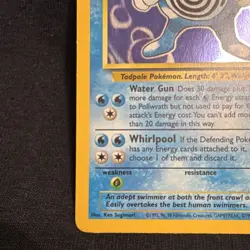 Pokemon TCG Poliwrath Holo Rare Card 15/130 Base Set 2 2000 - Image 5