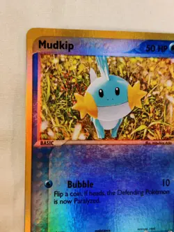 Mudkip 59/109 NM Ruby & Sapphire 2003 Pokemon Card Reverse Holo Common - Image 2