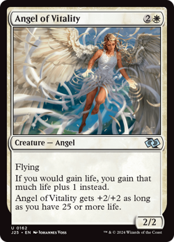 Angel of Vitality 162 | Near Mint | J25 Foundations Jumpstart Magic MTG - Image 1