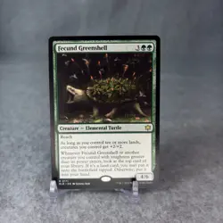 Fecund Greenshell Bloomburrow Regular #0171 Rare Green Elemental MTG Near Mint - Image 1