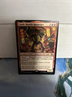 NM Slash, Reptile Rampager, MTG, TMNT, Magic the Gathering, 108 - Image 1