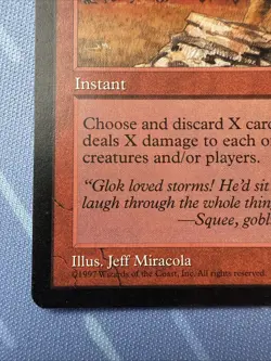 Firestorm - Weatherlight VINTAGE Magic The Gathering 1997 - Image 5