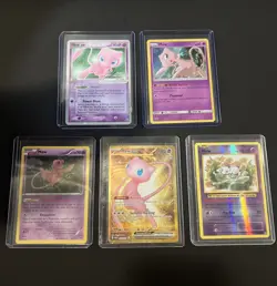 Mew Pokemon Card Lot 151 Gold, Fates Collide, Evolutions, Sun & Moon Promo NM - Image 1