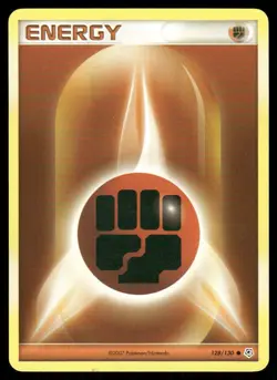 Pokemon Tcg Fighting Energy #128 Pokemon Diamond & Pearl LP - Image 1