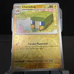 Charjabug 052/142 Reverse Holo Common - Stellar Crown Pokemon TCG - Near Mint NM - Image 1