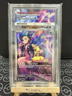 Marnie's Morpeko SVP 206 - Pokemon TCG - Black Star Promo - Graded Mint ACE 9 - Image 1