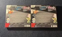 (x2) Pokemon Black Bolt White Flare Scarlet & Violet Poster Collection Boxes - Image 2