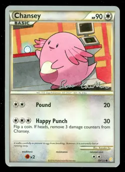 Pokemon CHANSEY 58/123 HeartGold SoulSilver - 2011 World Championships - NM/M - Image 1