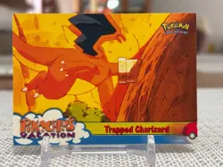 1999 Pokemon The First Movie #51 Pikachu's Vacation (Trapped Charizard) Blue NM - Image 1
