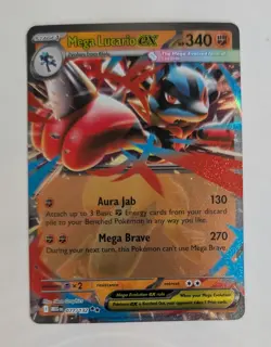 Mega Lucario EX - Pokemon TCG Mega Evolutions #077/132 Double Rare Holo - Image 1