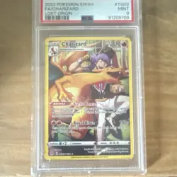 Pokemon TCG Charizard TG03 Lost Origin Full Art Holo Ultra Rare PSA 9 - Image 1