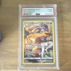 Pokemon TCG Charizard TG03 Lost Origin Full Art Holo Ultra Rare PSA 9 - Image 2