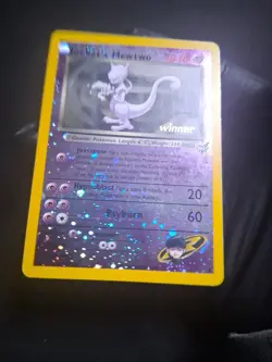 Rocket’s Mewtwo Winner Stamp #8 Best of Game NM Reverse Holo Pokemon Promo - Image 4