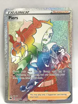 POKEMON CHAMPIONS PATH Piers (Secret) #78/73 Secret Rare - Image 1