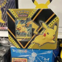 Pokemon TCG: V Powers Tin PIKACHU NEW Factory Sealed NEW - Image 1