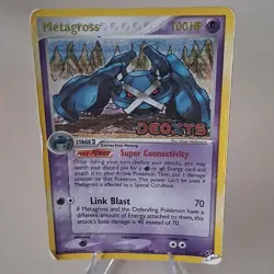 Pokemon Metagross EX Deoxys 11/107 Reverse Holo Rare HP/100 ATK/70 - Image 1