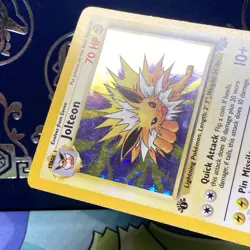 Jolteon 1st Edition Holo Jungle 4/64 1999 Pokemon LP - Image 4