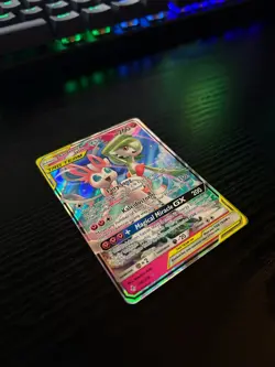 Gardevoir & Sylveon GX 130/214 Unbroken Bonds Tag Team Holo NM Pokemon - Image 3