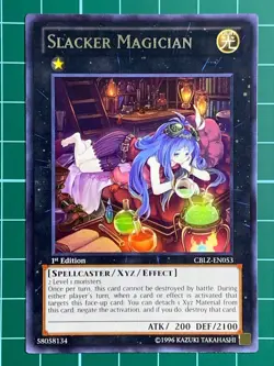 ( SLACKER MAGICIAN ) - Rare - CBLZ-EN053 - 1st - NM - Yu-Gi-Oh - Cosmo Blazer - Image 1
