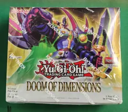 Yugioh Doom of Dimensions Sealed Booster Box with Free Shipping - Image 1