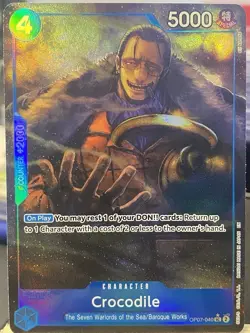 Crocodile - OP07-040 (Alt Art) Premium Booster -The Best- Vol. 2 One Piece - Image 1