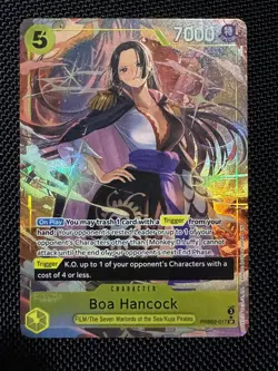 Boa Hancock PRB02-017 One Piece TCG the Best Vol 2 SR Alt Art English Edition - Image 1