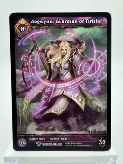 Warcraft TCG Betrayal 1EA/202 Aegwynn, Guardian of Tirisfal Extended Art #1 - Image 1