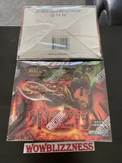 World of Warcraft TCG loot FIRES OF OUTLAND Sealed box (US/EU SPECTRAL TIGER U) - Image 1