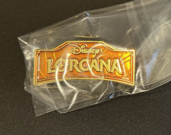 Disney Lorcana - Organized Play Promotional Pin - Shimmering Skies -New - ORANGE - Image 1