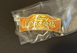 Disney Lorcana - Organized Play Promotional Pin - Shimmering Skies -New - ORANGE - Image 2