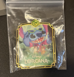 Disney Lorcana - Organized Play Promo Pin - Into the Inklands - New - Stitch - Image 1