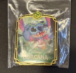 Disney Lorcana - Organized Play Promo Pin - Into the Inklands - New - Stitch - Image 2
