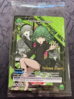 Union Arena Terrible Tornado One Punch Man Release Event Promo OPM-1-051 Sealed - Image 1