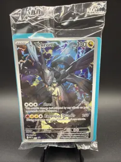 Pokemon TCG N’s Zekrom MEP 031 Sealed ME: Mega Evolution Promo Card Black Star - Image 1