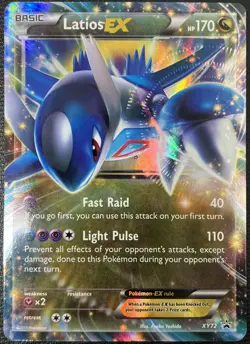 Latios EX XY72 Promo Black Star Holo Rare Pokemon Card LP+ - Image 1