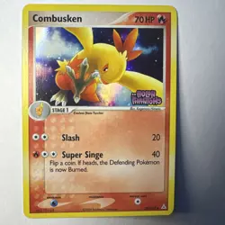 Combusken 39/110 Holon Phantoms Stamped Reverse Holo Pokemon Card NM +Print line - Image 1